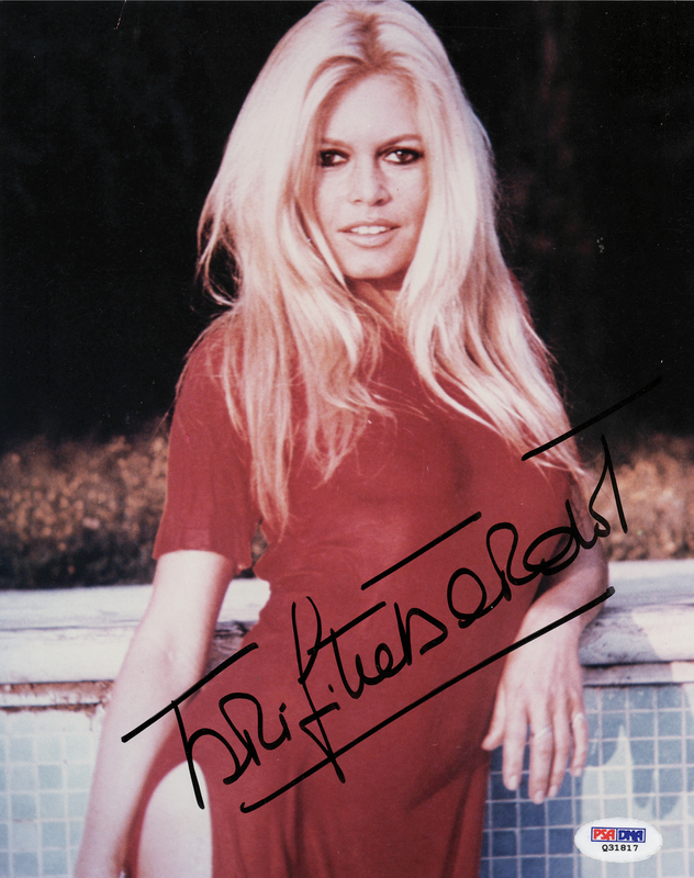 Lot 557 Brigitte Bardot Signed Photograph
