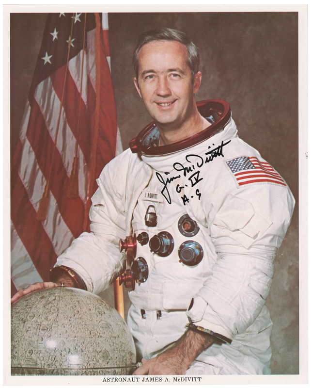 Lot 466 Jim McDivitt Signed Photograph