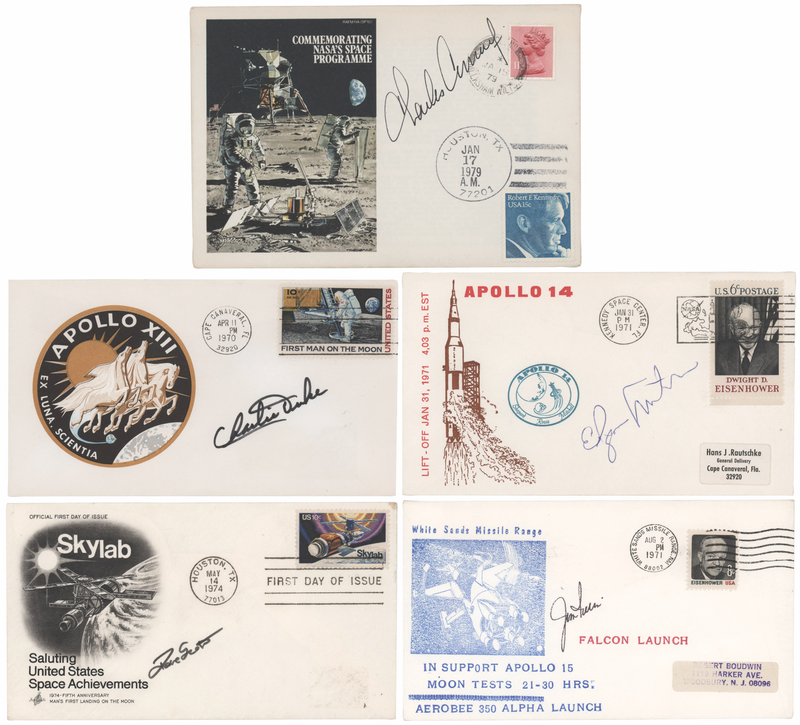 Lot 477 Moonwalkers (5) Signed Covers