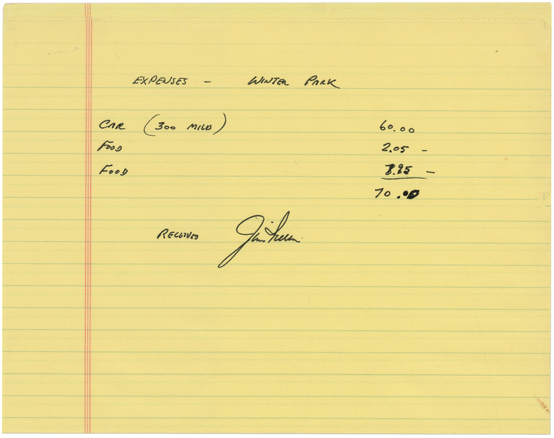 Lot 463 Jim Irwin Autograph Document Signed