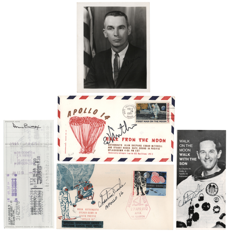 Lot 479 Moonwalkers (5) Signed Items