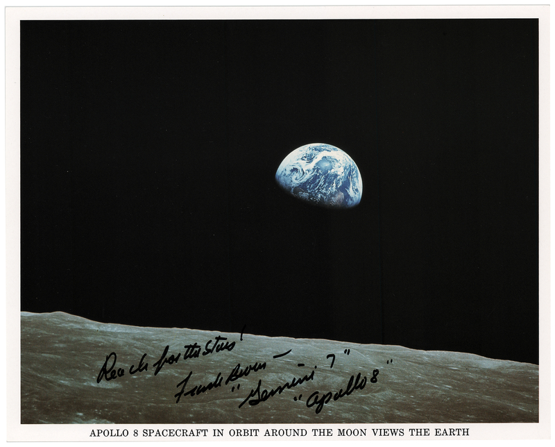 Lot 452 Frank Borman Signed Photograph