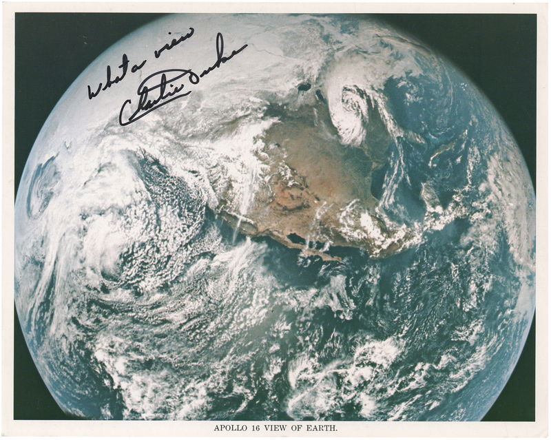 Lot 457 Charlie Duke Signed Photograph