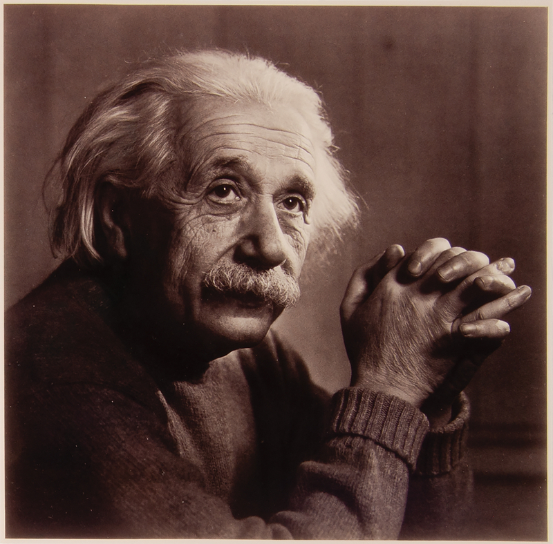 Lot 149 Albert Einstein Original Photograph by Yousuf Karsh (1948/1990s)