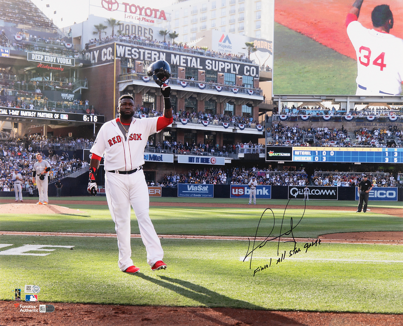 Lot 662 David Ortiz Oversized Signed Photograph