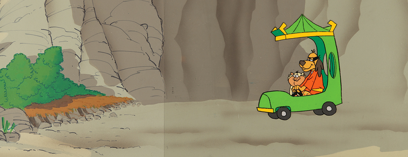 Lot 923 Hong Kong Phooey and Spot the Cat production cel from Hong Kong Phooey