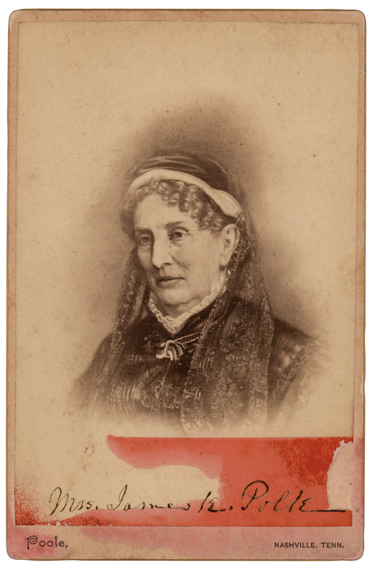 Lot 48 Sarah Polk Signed Photograph