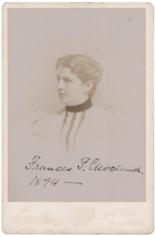 Lot 26 Frances F. Cleveland Signed Photograph as First Lady