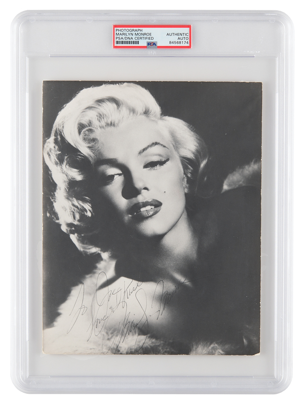 Lot 546 Marilyn Monroe Signed Photograph by Frank Powolny