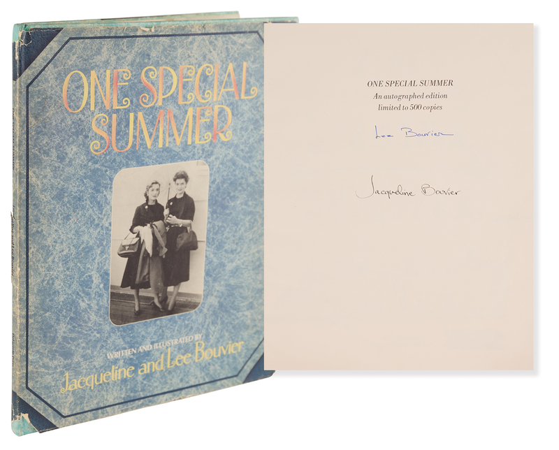 Lot 41 Jacqueline Kennedy Signed Limited Edition Book - One Special Summer