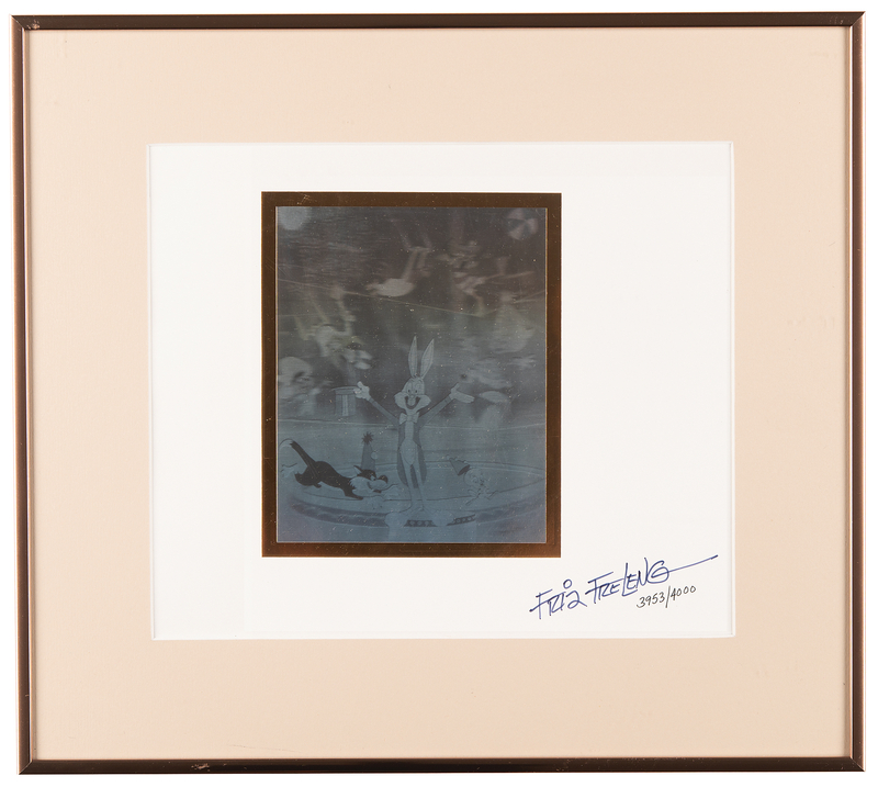 Lot 906 Friz Freleng Signed Book Page (Ltd. Ed. #3953/4000)