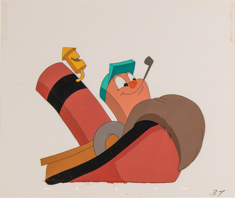 Lot 853 Big Toot production cel from Little Toot