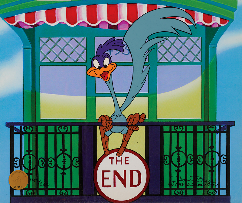 Lot 909 Chuck Jones signed limited edition cel - 'Road Runner' (#197/200)