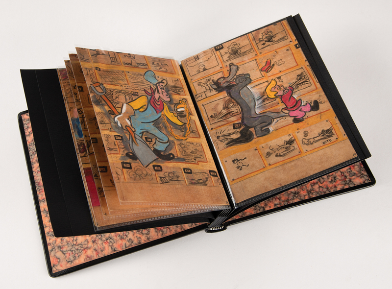 Lot 743 Walt Disney Studio (10) concept storyboard drawings from Make Mine Music