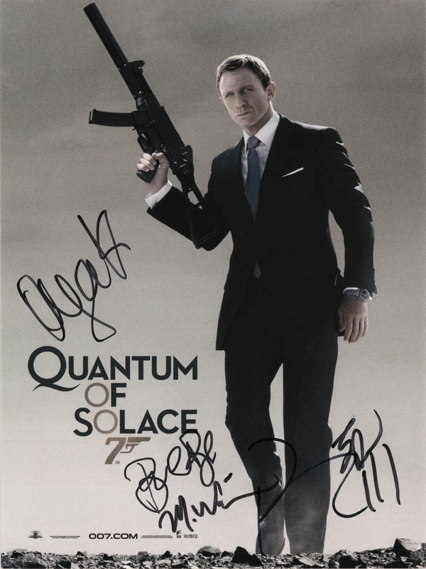Lot 601 James Bond: Quantum of Solace Signed Photograph