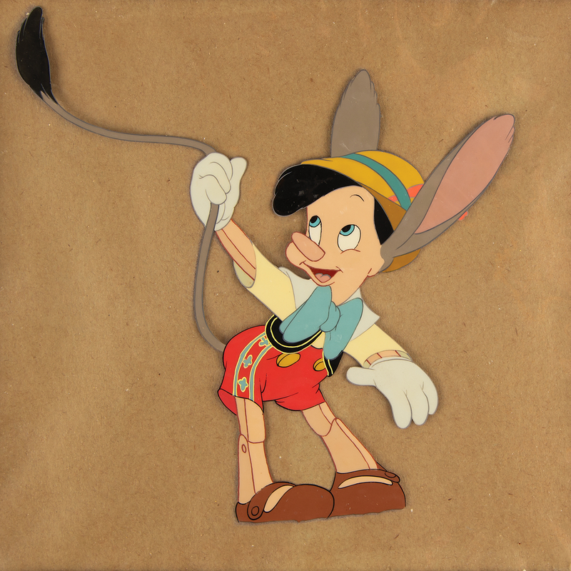 Lot 734 Pinocchio production cel from Pinocchio