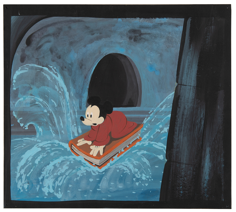 Lot 725 Mickey Mouse concept painting from Fantasia