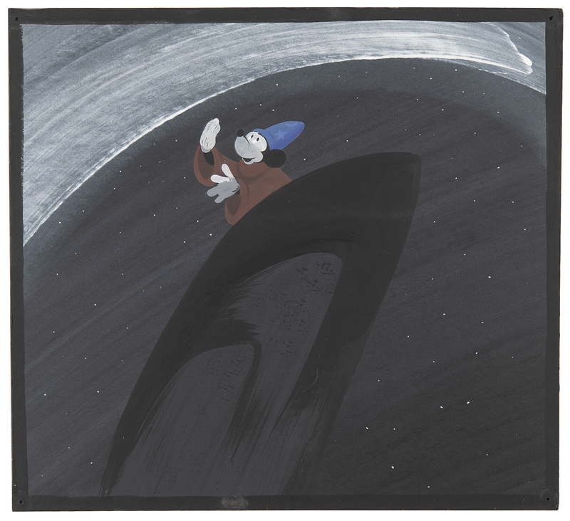 Lot 726 Mickey Mouse concept painting from Fantasia