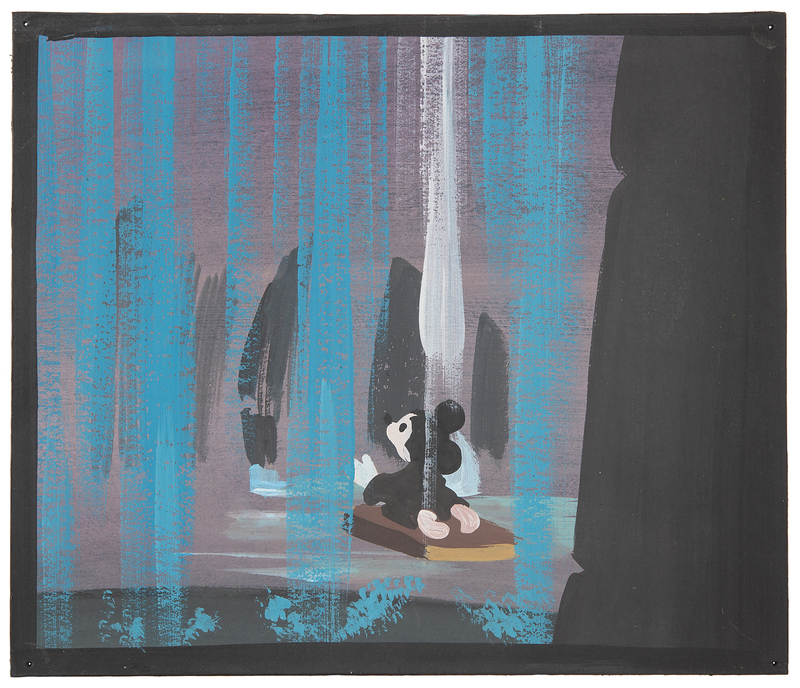 Lot 728 Mickey Mouse concept painting from Fantasia