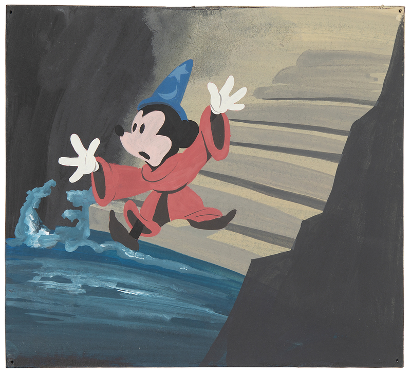 Lot 729 Mickey Mouse concept painting from Fantasia
