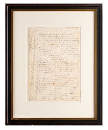Lot #951 Alexander Hamilton Handwritten Manuscript on Taxes - Image 2