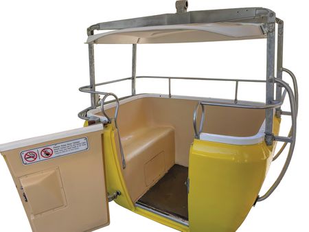 Lot #763 Disneyland Skyway Attraction Vehicle Yellow #3 - Image 1