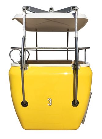 Lot #763 Disneyland Skyway Attraction Vehicle Yellow #3 - Image 5