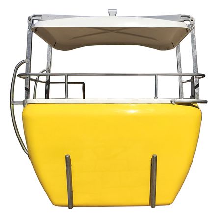 Lot #763 Disneyland Skyway Attraction Vehicle Yellow #3 - Image 6