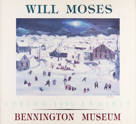 Lot #503 Will Moses Signed Poster - Image 1