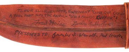 Lot #485 Space Shuttle ALT Universal Cutter Presented to Guenter Wendt by Fred Haise and Gordon Fullerton - Image 3