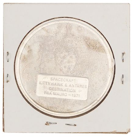 Lot #421 Apollo 14 Flown Franklin Mint Medallion - From the Personal Collection of Edgar Mitchell - Image 2