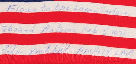 Lot #422 Apollo 14 Lunar Surface-Flown American Flag - From the Personal Collection of Edgar Mitchell - Image 2
