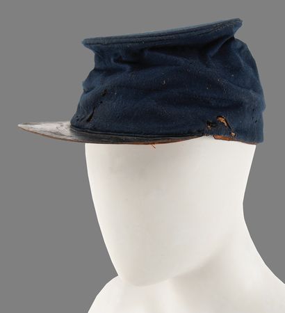 Lot #389 Civil War Union Model 1859 ?Type 2? Forage Cap (9th New Jersey Infantry) - Image 2