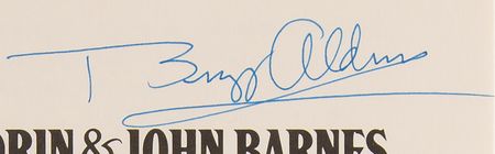 Lot #429 Buzz Aldrin Signed Book - Encounter with Tiber - Image 2