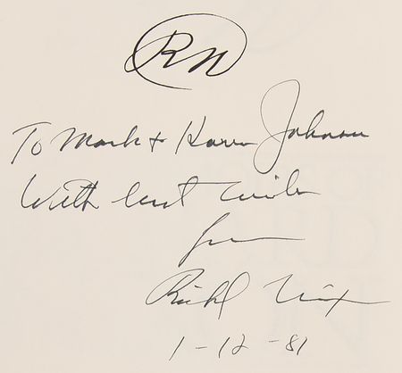 Lot #46 Richard Nixon Signed Book - Memoirs - Image 2