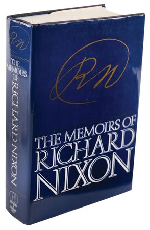 Lot #46 Richard Nixon Signed Book - Memoirs - Image 3
