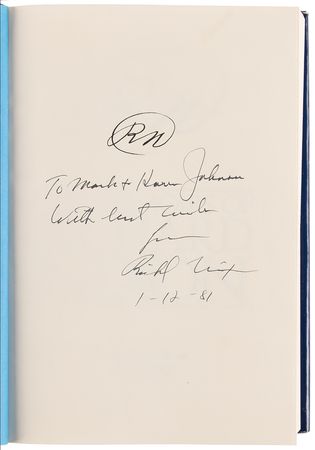 Lot #46 Richard Nixon Signed Book - Memoirs - Image 4