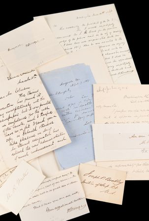 Lot #319 U. S. Grant Cabinet and Associates (12) Signed Items - Image 1