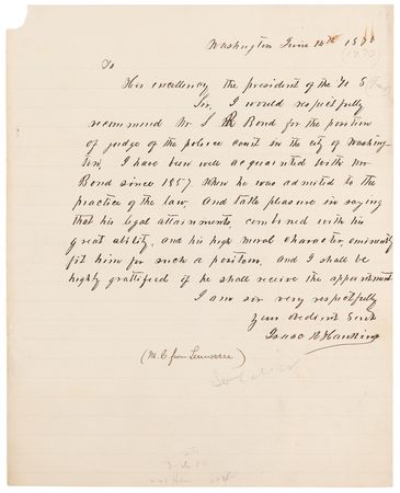 Lot #319 U. S. Grant Cabinet and Associates (12) Signed Items - Image 13