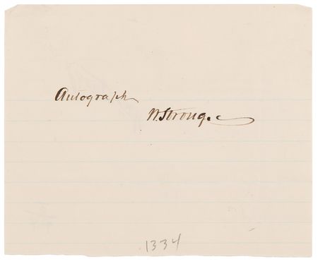 Lot #319 U. S. Grant Cabinet and Associates (12) Signed Items - Image 5