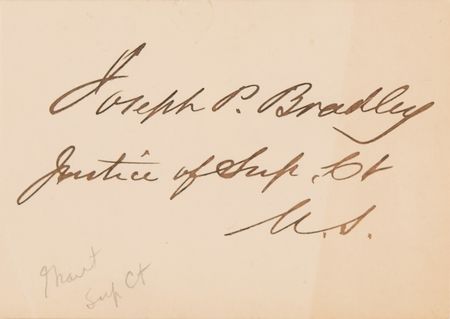 Lot #319 U. S. Grant Cabinet and Associates (12) Signed Items - Image 6