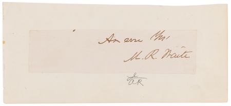 Lot #319 U. S. Grant Cabinet and Associates (12) Signed Items - Image 8