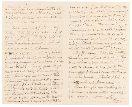 Lot #508 Samuel L. Clemens Autograph Letter Signed with Sketch, Criticizing Mrs. Thomas Bailey Aldrich: 