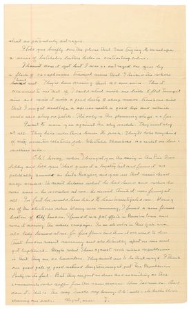 Lot #512 John Steinbeck Archive of (9) Autograph Letters Signed to Actress Ann Sothern, Commenting on Writing, Family, and Hollywood Gossip: 