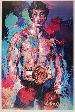 Lot #504 LeRoy Neiman Signed 'Rocky' Print (21˝ x 31˝) - Image 2