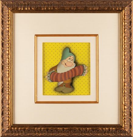 Lot #804 Bashful production cel from Snow White