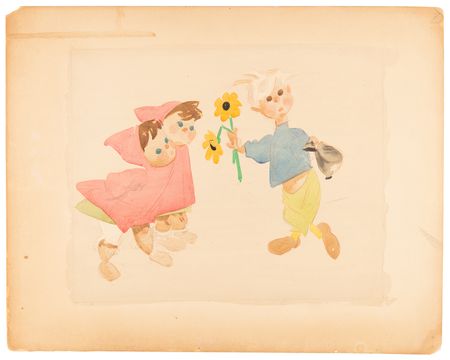 Lot #846 Fred Moore Original Watercolor Painting - Image 2