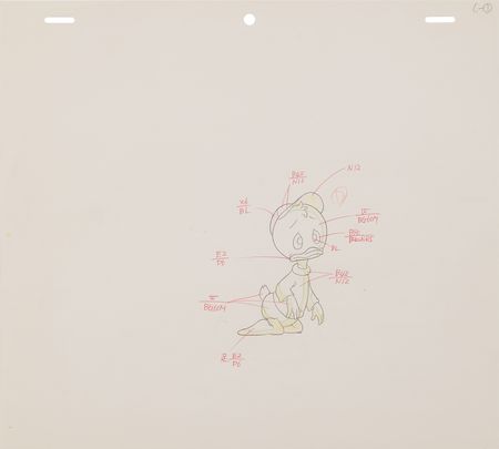 Lot #879 DuckTales characters (8) production drawings from DuckTales - Image 5