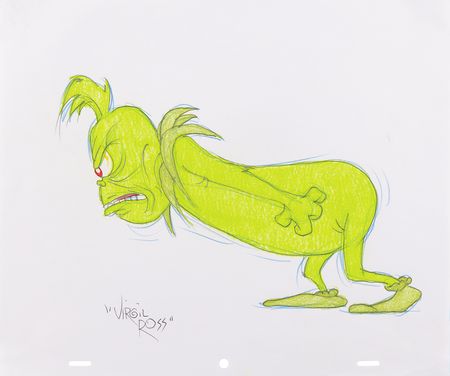 Lot #904 Virgil Ross Original Drawing of The