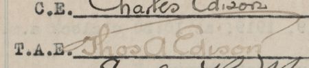 Lot #210 Thomas Edison (2) Documents Signed - Meeting Minutes for Thomas A. Edison, Inc. and the Edison Manufacturing Company - Image 5